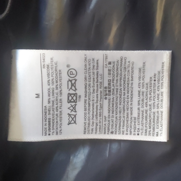 Gap Puffer Vest Navy Blue - Picture 9 of 11